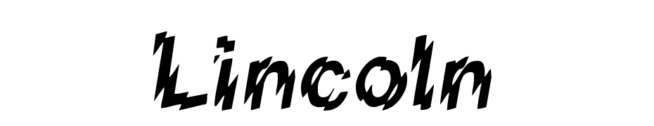 LINCOLN Regular cкачати шрифт безкоштовно
